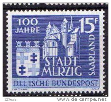 Saarland 1957 Mi 401 ** [040513I] @ - Unused Stamps