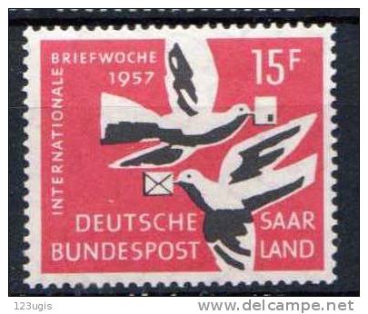 Saarland 1957 Mi 408 ** [040513I] @ - Unused Stamps