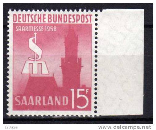 Saarland 1958 Mi 435 ** [040513I] @ - Neufs