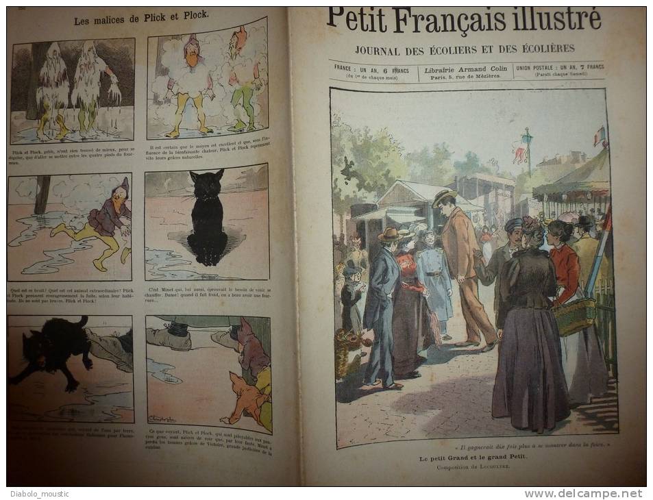 1902 Le Petit Français Illustré : MADAGASCAR ; Général Boër Delarey; Un Vrai Casse-tête ;Royautés Bizarres - 1901-1940