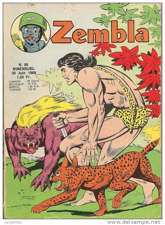 Zembla N° 85 - Editions LUG à Lyon - Juin 1969 - Avec Aussi Gun Gallon Et Rakar - BE - Zembla