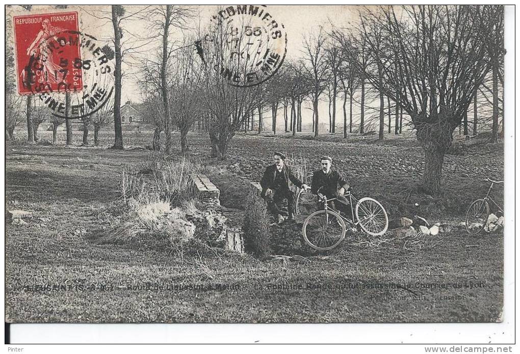 LIEUSAINT - Route De Lieusaint à Melun - La Fontaine Ronde Où Fut Assassiné Le  Courrier De Lyon - Sonstige & Ohne Zuordnung