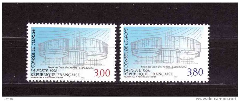 FRANCE 1996 Europe Council Michel Cat N° 53/54 Mint Never Hinged - Institutions Européennes