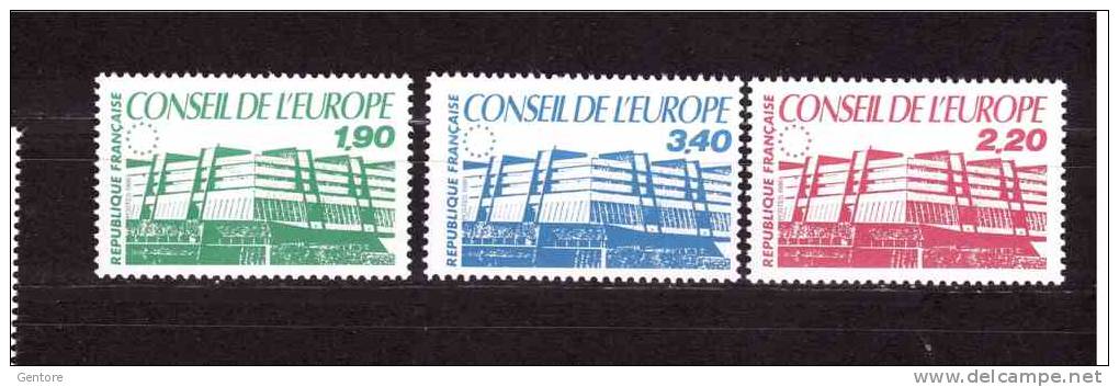 FRANCE 1986 Europe Council Michel Cat N° 40/42 Mint Never Hinged - Europese Instellingen