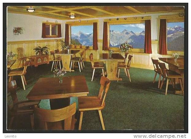 LAVIN Hotel PIZ LINARD Doppel-Werbekarte - Lavin