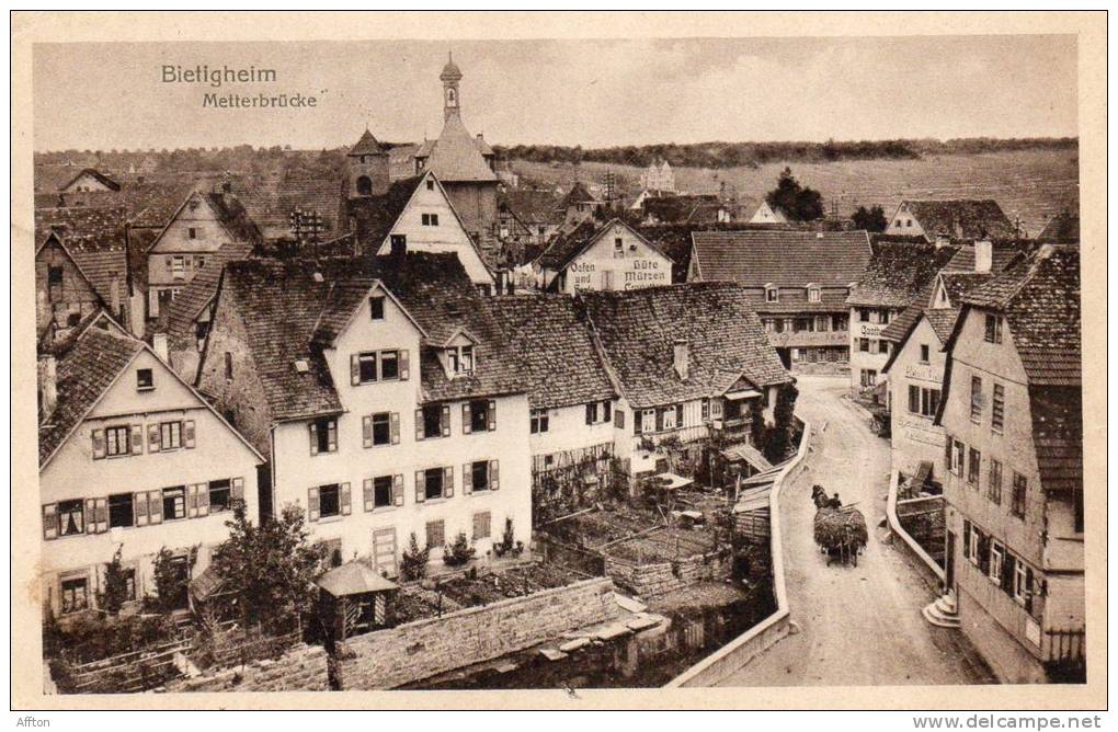 Bietigheim Metterbrucke 1910 Postcard - Bietigheim-Bissingen
