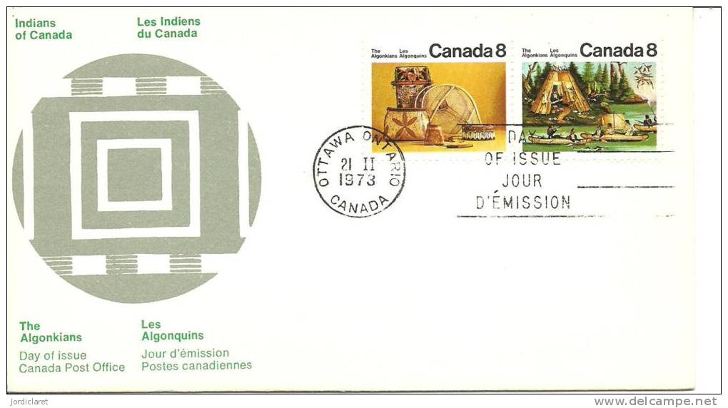 FDC.CANADA 1973 - American Indians