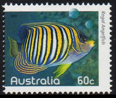 Australia 2010 Fishes Of The Reef 60c Regal Angelfish MNH - Mint Stamps