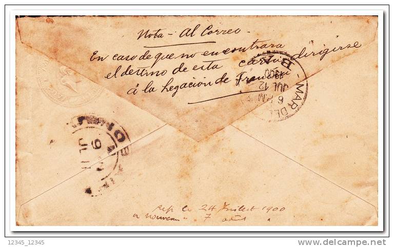 Argentinië 1900 Used Prepaid Postage Envelope - Postwaardestukken