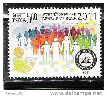 INDIA, 2011, Census Of India 2011,  MNH, (**) - Unused Stamps