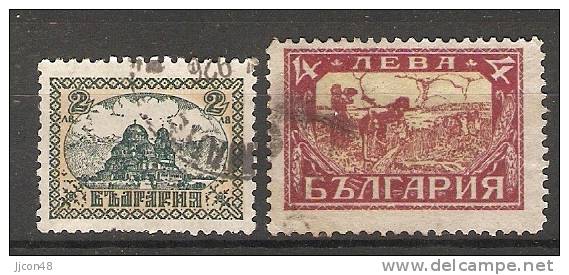 Bulgaria 1925  Definitives  (o)  Mi.190-191 - Used Stamps