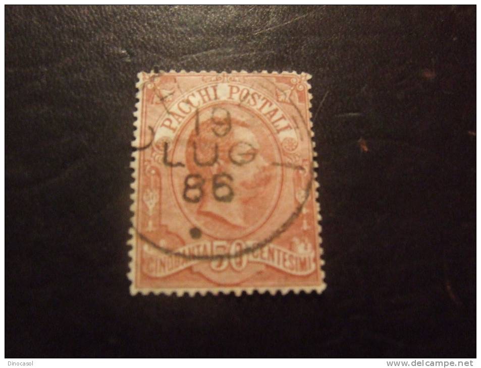 ITALIA 1884 UMBERTO 50 C USATO - Postal Parcels