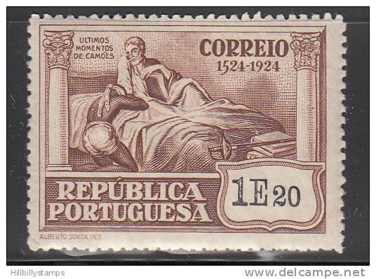 Portugal Scott No 336 Unused Hinged   Year 1924 - Unused Stamps