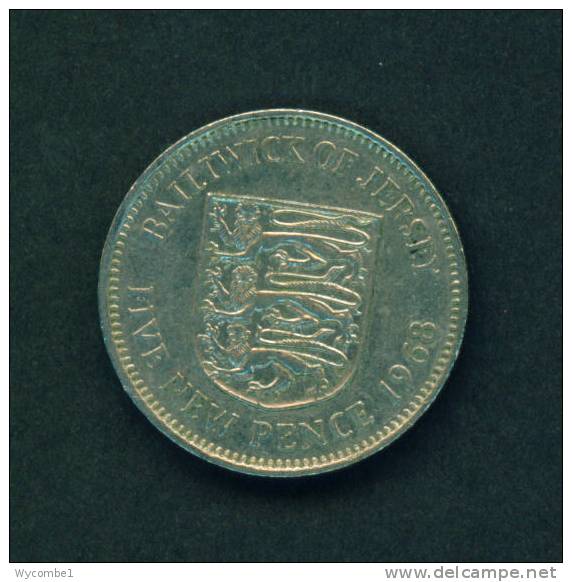 JERSEY - 1968 5p Circ. - Jersey