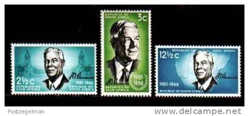 RSA ,1966,  MNH Stamp(s) Verwoerd, Nrs. 356-358 - Neufs