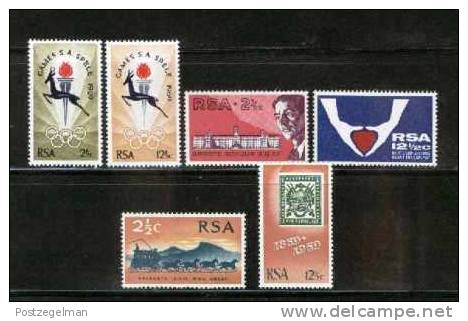 RSA ,1969,  MNH Stamp(s)  Year Issue Commemoratives Complete Nrs. 380-385 - Neufs