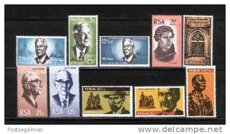 RSA ,1961-1969,  MNH stamp(s)  Year issues commemoratives complete nrs. between 309-385