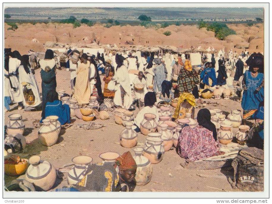 NIGER : MARCHE DE BARMOU - BARMOU MARKET - GRAND FORMAT-ECRITE 1978-2 SCANS - - Niger