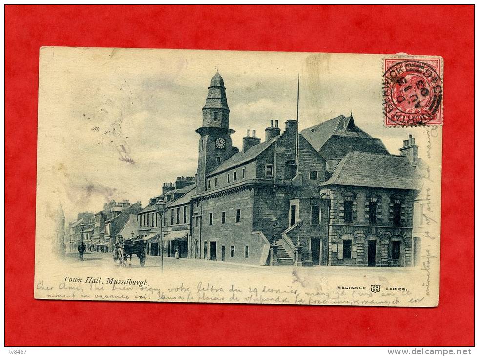 * ROYAUME UNI-Town Hall, Musselburgh-1903 - East Lothian