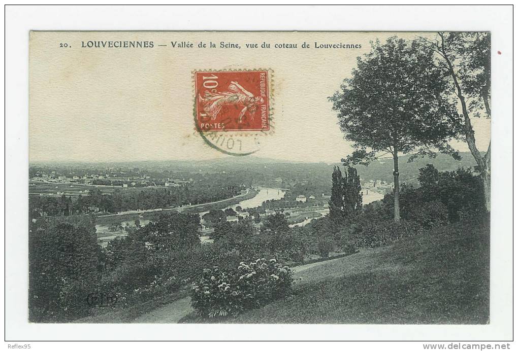 LOUVECIENNES - Vallée De La Seine Vue Du Coteau De Louveciennes - Louveciennes