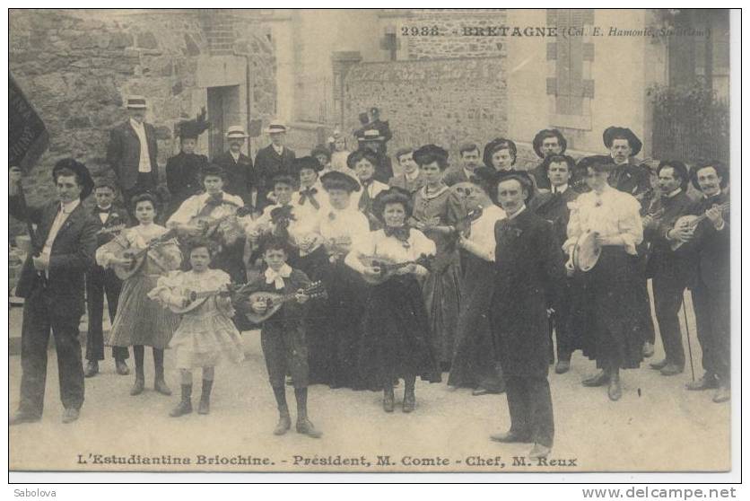 Saint Brieuc Groupe L'estudiantina Briochine Président M Comte Chef Reux - Saint-Brieuc