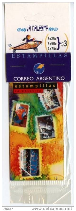 1231. ARGENTINA / ARGENTINE (1996) - Carnet LA CALESITA - Juegos Infantiles, Children Plane Aviation Horse Car Carousel - Postzegelboekjes