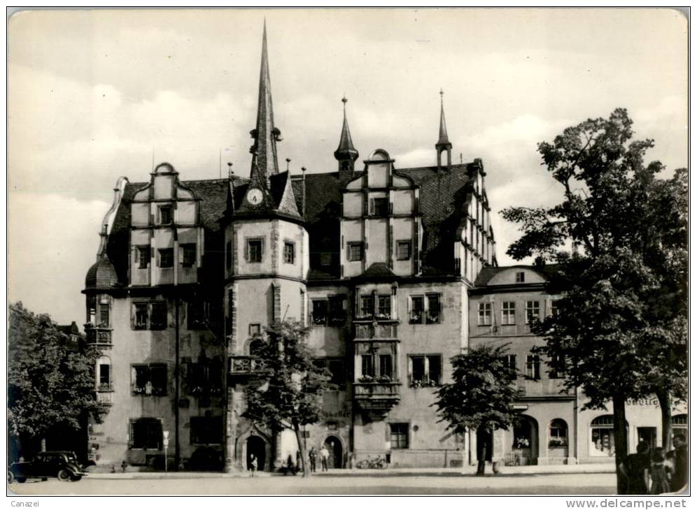 AK Saalfeld, Rathaus, Ung, 1964 - Saalfeld