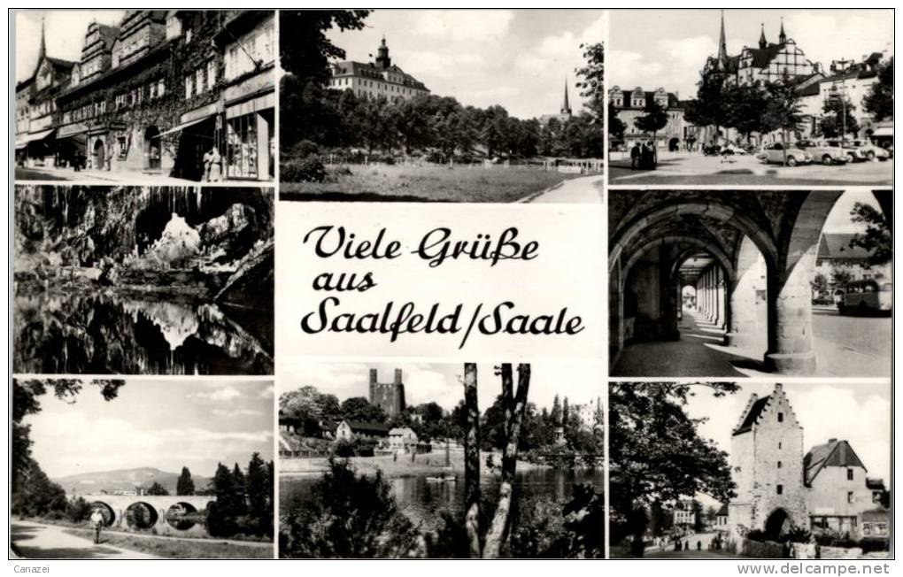 AK Saalfeld, Gel, 1960 - Saalfeld