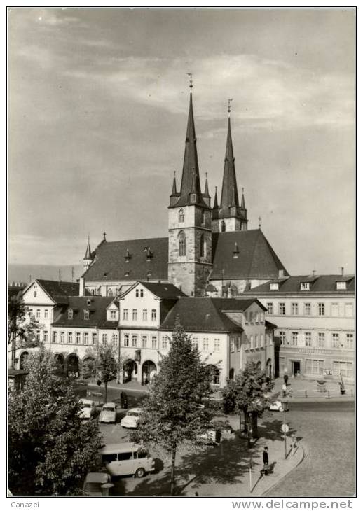 AK Saalfeld, Am Marktplatz, Ung, 1974 - Saalfeld