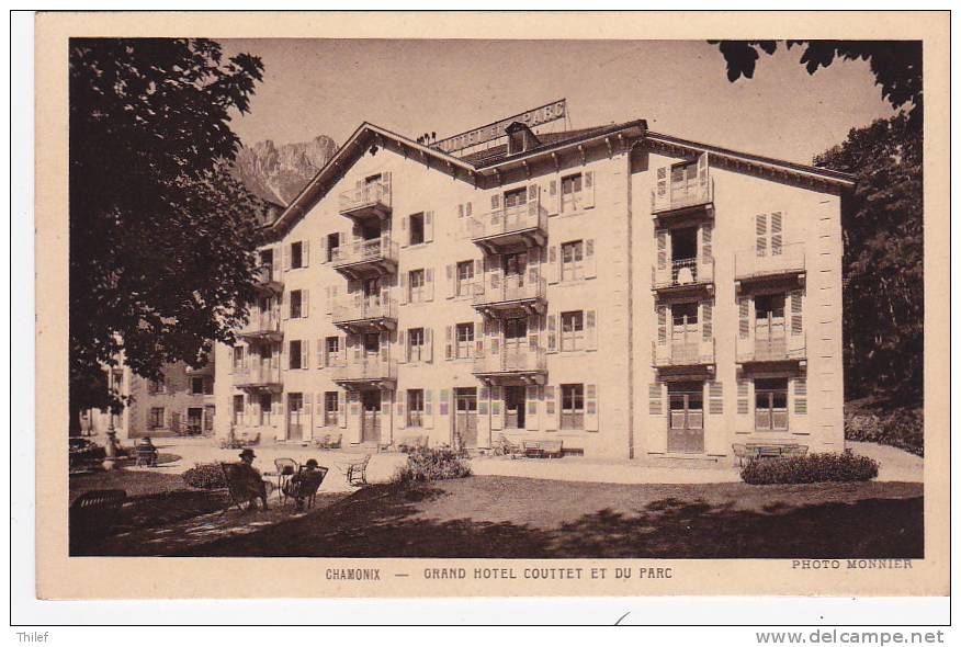 Chamonix 45: Grand Hôtel Couttet Et Du Parc - Chamonix-Mont-Blanc