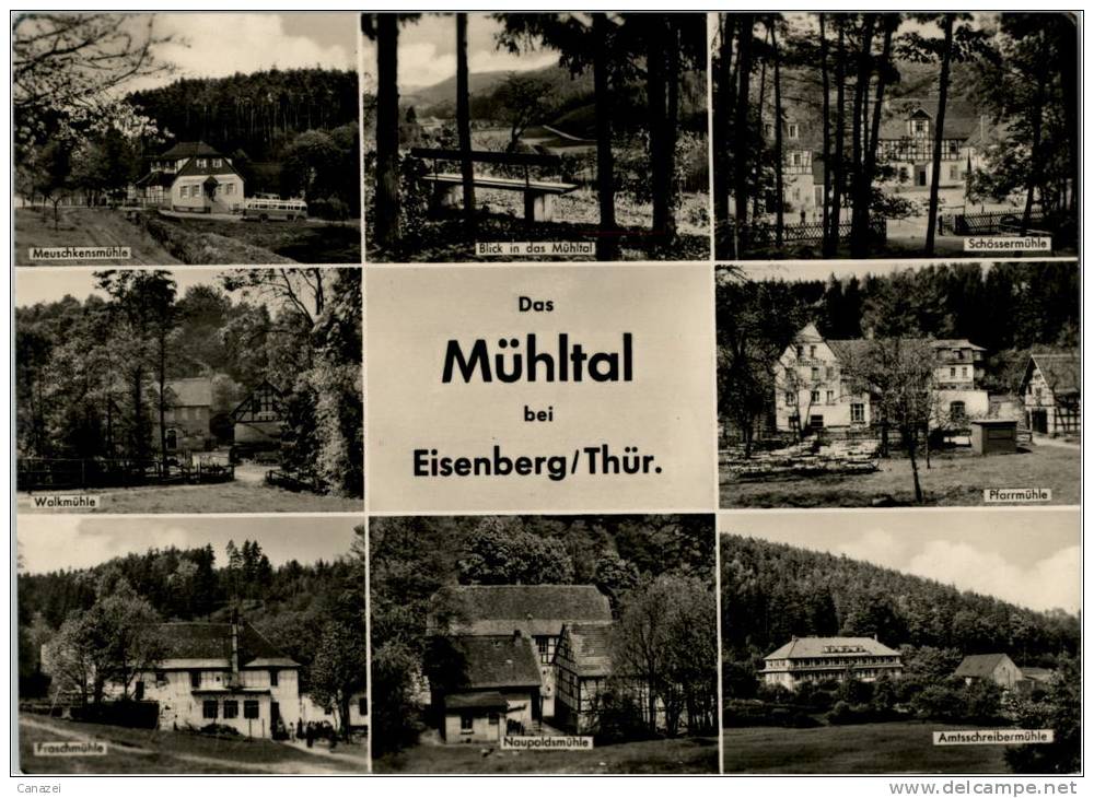 AK Mühltal, Eisenberg, Bad Klosterlausnitz, Mühlen, Ung, 1959 - Bad Klosterlausnitz