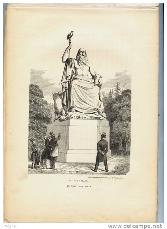 Isére - URIAGE Et Ses ENVIRONS    GUIDE PITTORESQUE ET DESCRIPTIF 1855  - A.M . LADICHERE - EDITION ORIGINALE - Rhône-Alpes