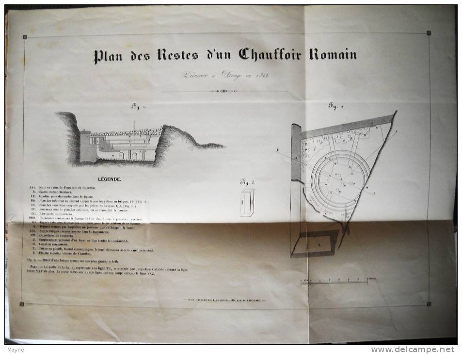 Isére - URIAGE et ses ENVIRONS    GUIDE PITTORESQUE ET DESCRIPTIF 1855  - A.M . LADICHERE - EDITION ORIGINALE