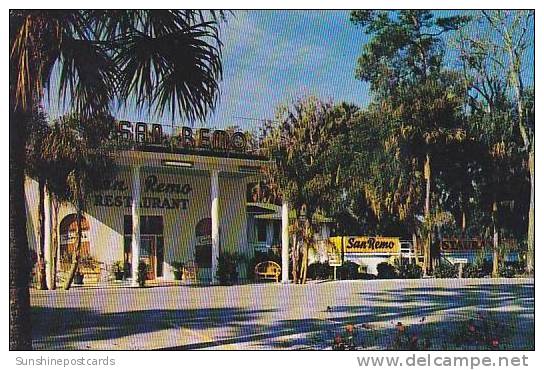 Florida Daytona Beach The San Remo Restaurant - Daytona