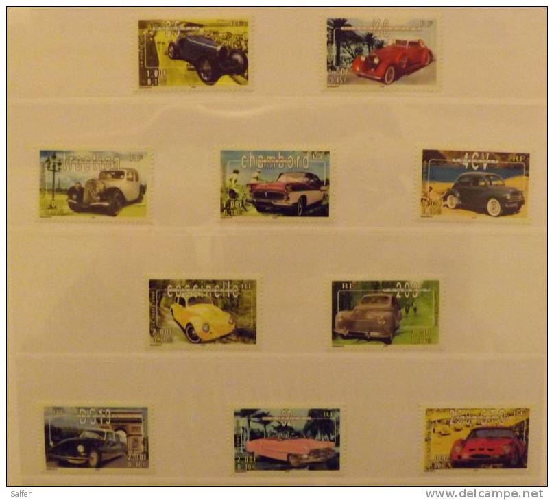 Francia  2000 Automobili  - MNH - Voitures