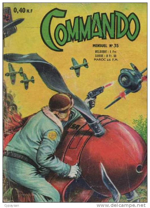 COMMANDO N° 35 BE AREDIT 09-1962 - Arédit & Artima