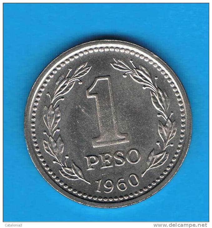 ARGENTINA -  1 Peso 1960 SC   KM32 - Argentine