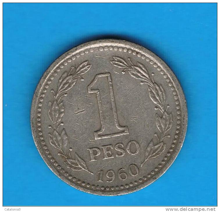 ARGENTINA -  1 Peso 1960   KM32 - Argentine