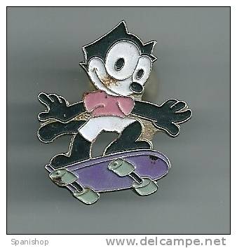 Pin Skate Felix The Cat - Le Chat. - Skateboard