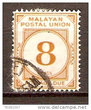 MALACCA.     .1936.   .TAXE.   Y&T N° 11A Oblitéré.   .cote 24 Euros - Malayan Postal Union