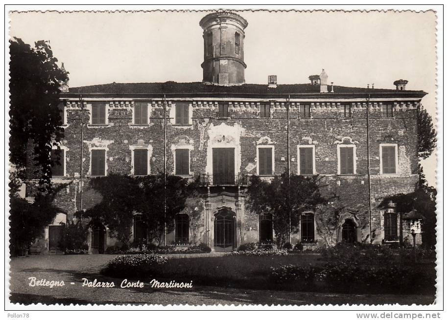 PONTEVICO - BETTEGNO - PALAZZO CONTE MARTINONI - BRESCIA - 1968 - Brescia