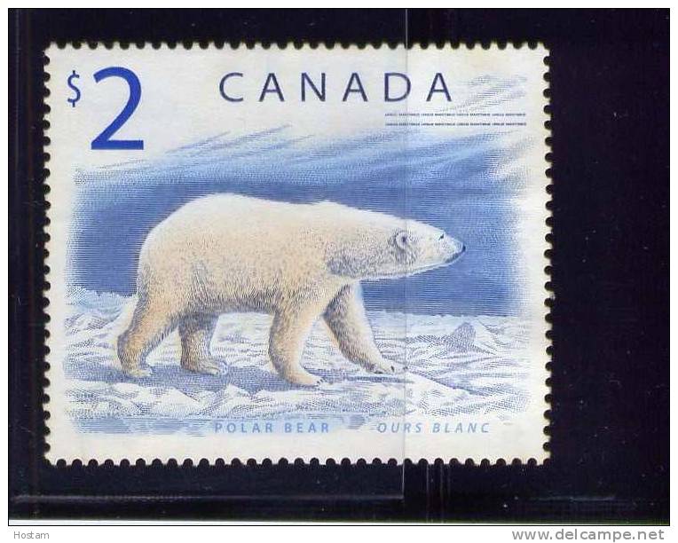 CANADA, 1998, USED # 1690, POLAR BEAR        USED - Oblitérés