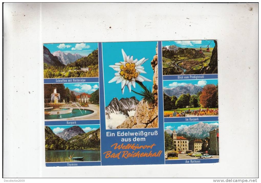 BT11558 Ein Edelweissgruss Aus Dem Weltkuront Bad Reichenhall     2 Scans - Bad Reichenhall