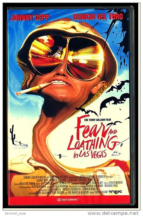 VHS Video Drama  -   Fear And Loathing In Las Vegas  -  Mit  Cameron Diaz , Christina Ricci , Johnny Depp -  Von 1999 - Drama