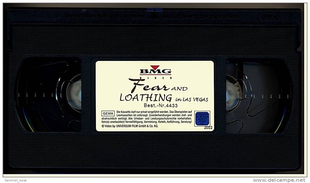 VHS Video Drama  -   Fear And Loathing In Las Vegas  -  Mit  Cameron Diaz , Christina Ricci , Johnny Depp -  Von 1999 - Drama