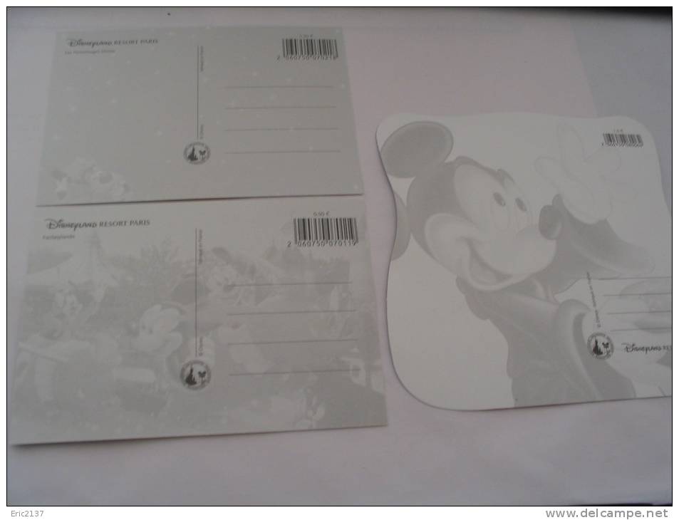 EL- 3 CARTES DISNEYLAND - Disneyland