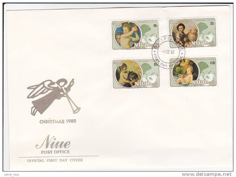 Niue 1982 Christmas FDC - Niue