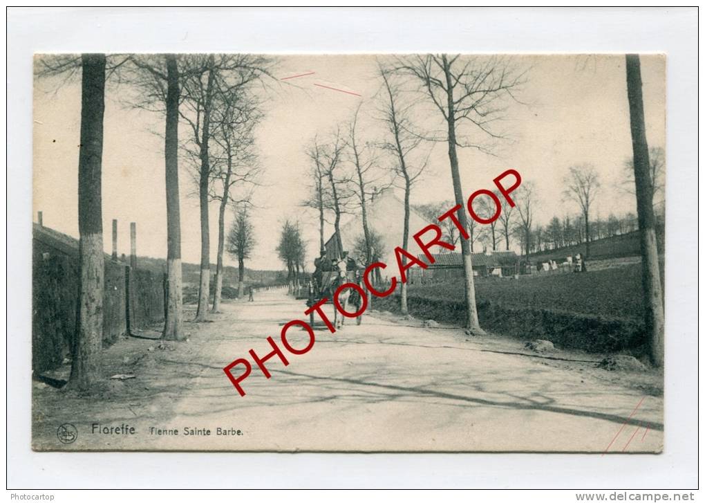 TIENNE Sainte BARBE-Attelage-FLOREFFE-Periode Guerre-14-18-1 WK-BELGIEN-BELGIQUE-NELS- - Floreffe