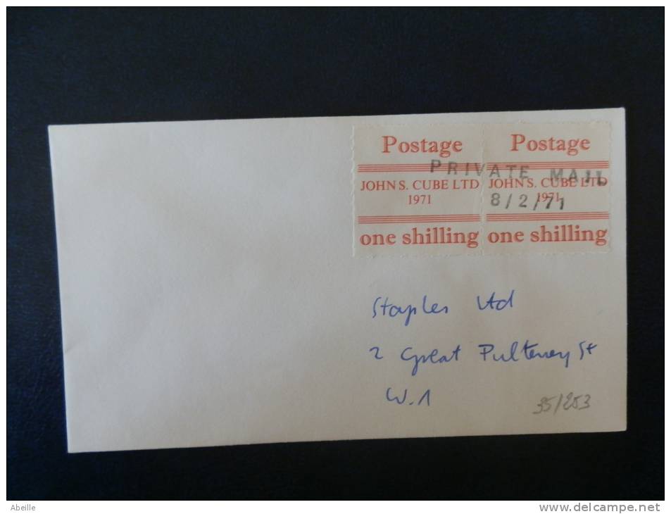 35/253    STRIKE MAIL   1971 - Marcophilie