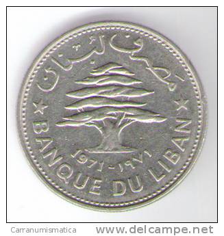 LIBANO 50 PIASTRES 1971 - Lebanon